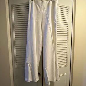 Rosetta Getty White Wide-Leg Pants